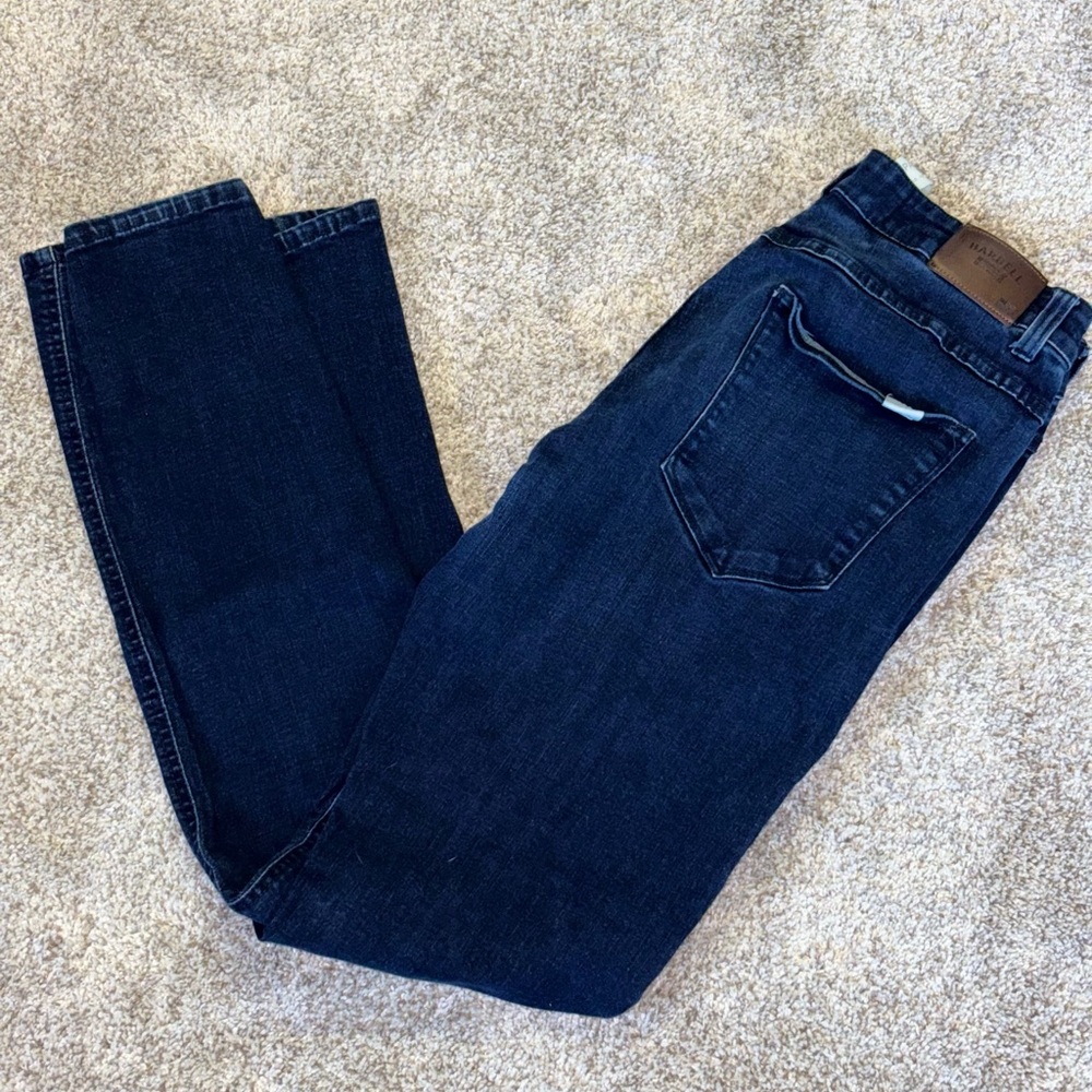 Barbell Apparel Jeans Mens 36x32 Denim Athletic Fit Stretch Pants Dark Wash